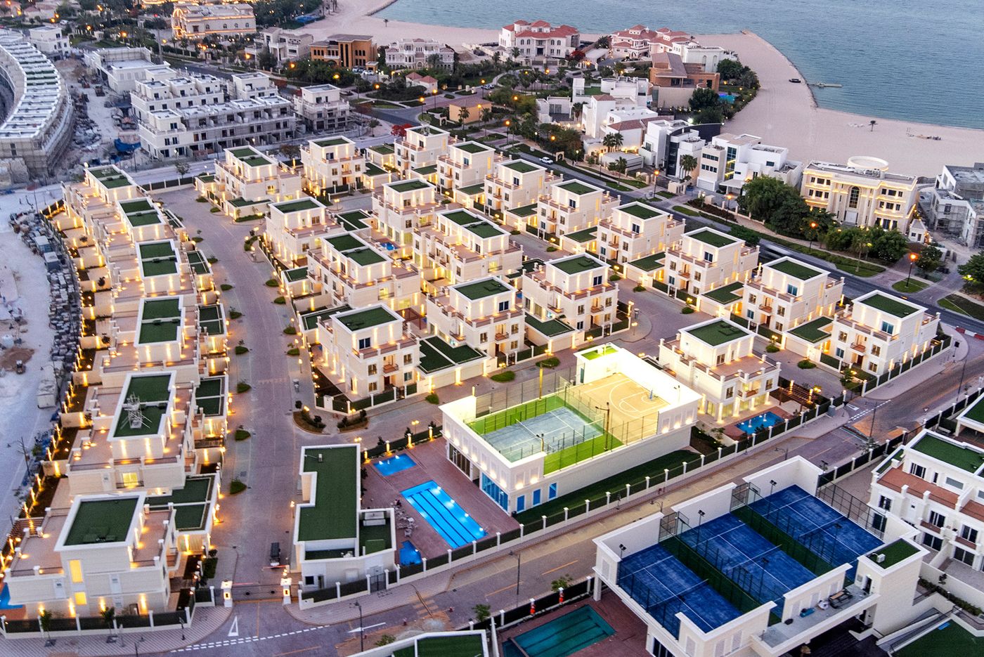 Aerial view of Floresta Gardens
