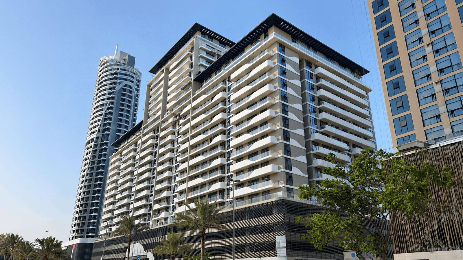 Helvetia Residences tower in Jumeirah Village Circle, August 2026